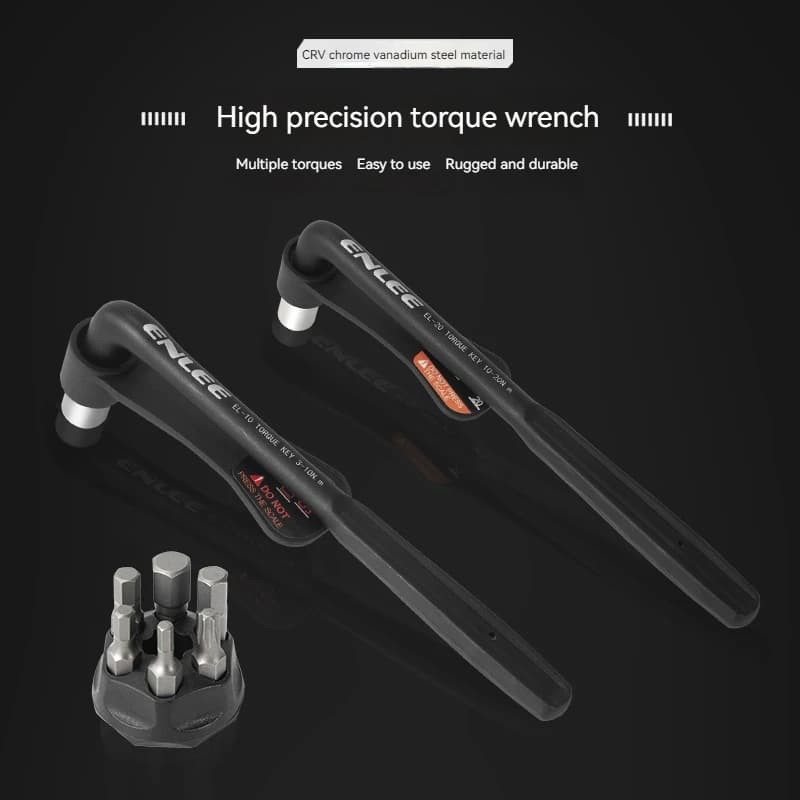 ENLEE Bicycle Torque Wrench 10-20NM Alloy Hexagonal Set Convenient High Precision Torque Wrench Repair Tools