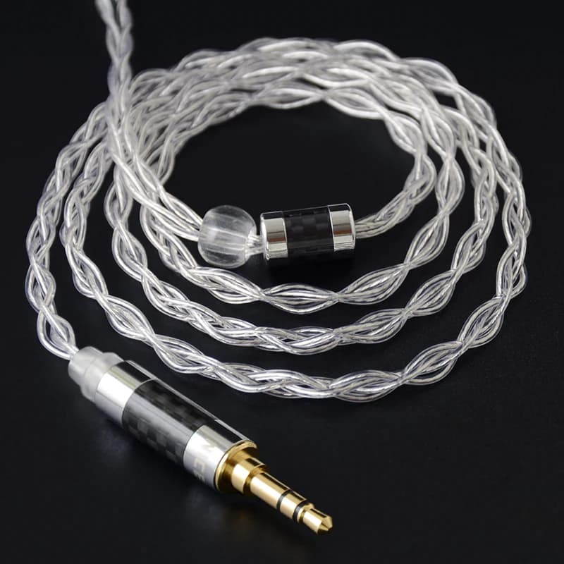 NICEHCK LitzPS 4N Litz Pure Silver Earphone Upgrade Cable 3.5/2.5/4.4mm MMCX NX7MK4/QDC/0.78mm 2Pin For DB3 KXXS Youth ST-20
