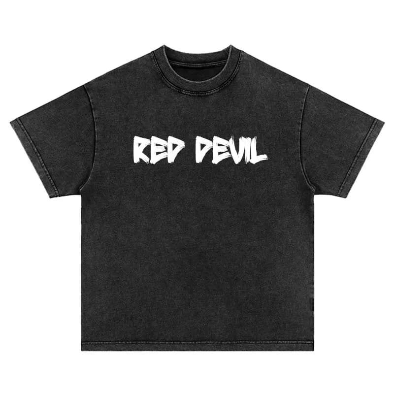 TIDESHEC Harajuku Washed custom Tshirt3