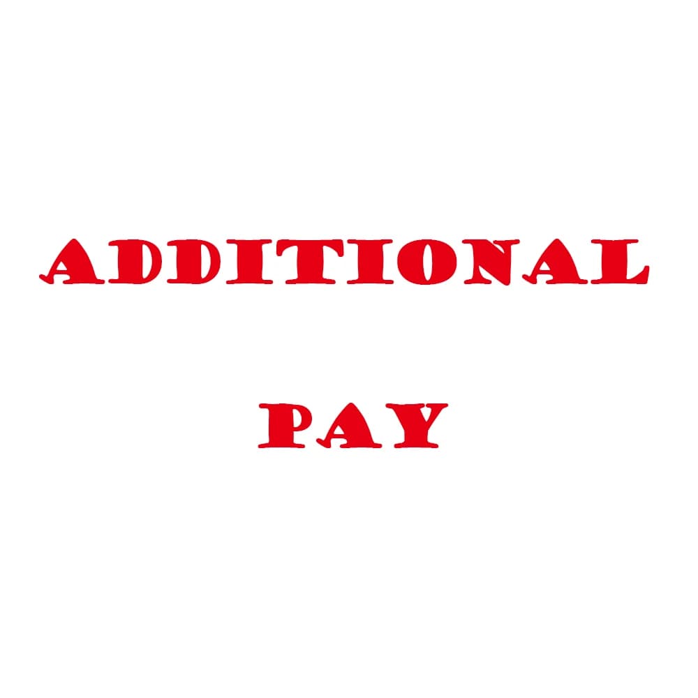 Additional Pay on Your Order-please contact us before you pay for it