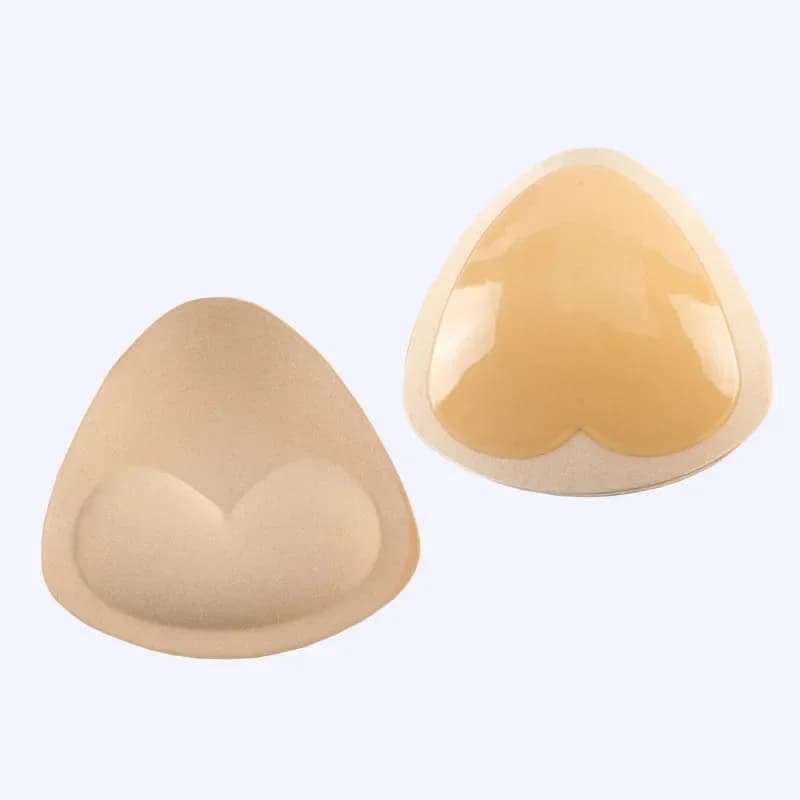 3D Thicken Chest Pads Bikini Set Push Up Padded Swimsuit Women Swimwear Silicone Thicker Breathable Sponge Bra Pad Nipple Cover