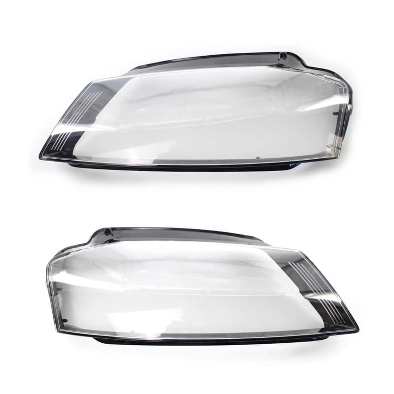 Car Front Headlight Headlamp Len Frame Shell Clear Lampshade Cover for audi A3 8P S3 RS3 Facelift 2008-2012 8P0941003 8P0941004