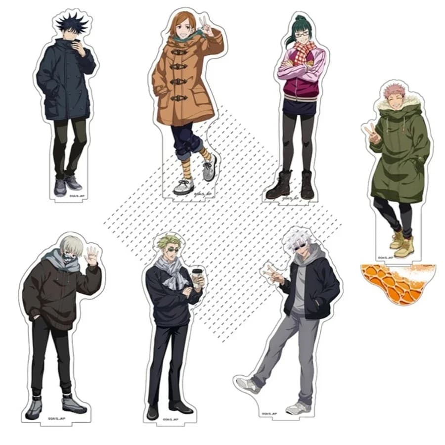 Game Fushiguro Megumi Kugisaki Nobara Yuji Itadori Gojo Satoru Acrylic Stand Doll Anime Figure Model Plate Cosplay Toy for Gift