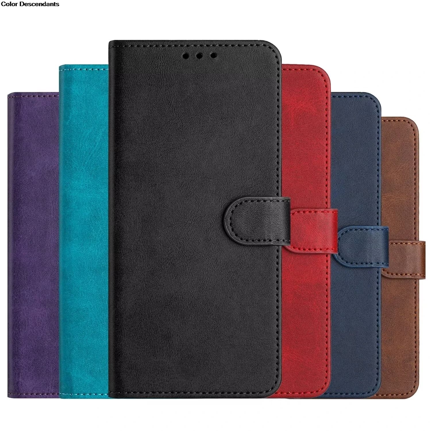 Magnetic Flip Cover Leather Case For Samsung Galaxy A16 A06 A05 A05s A15 4G A25 A35 A55 A36 Solid color Skin Feel Wallet Bags