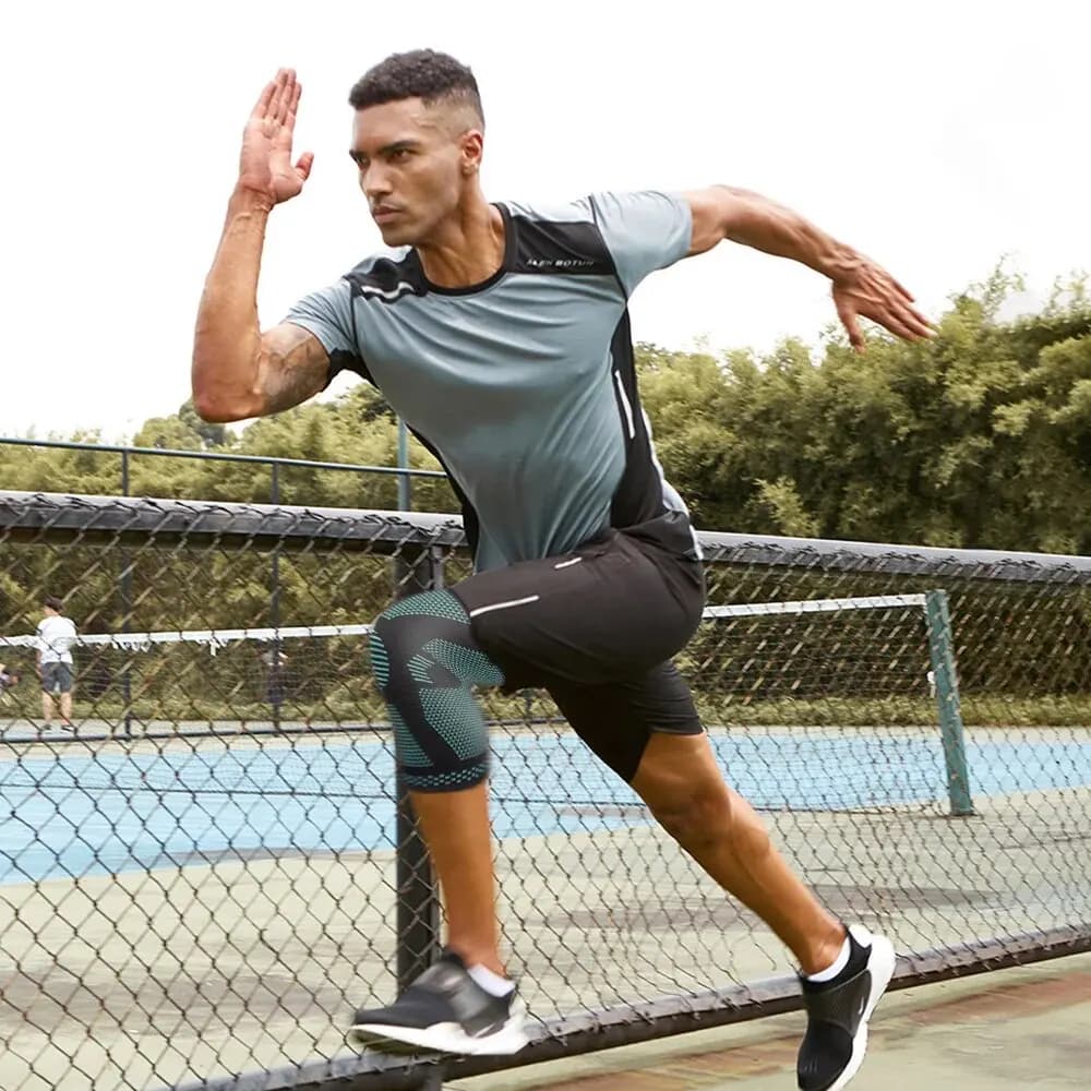 Sports Knee Pads Knitted Sports Knee Pads Summer Breathable Knee Pads Running Basketball Mountaineering Spring Summer Protective