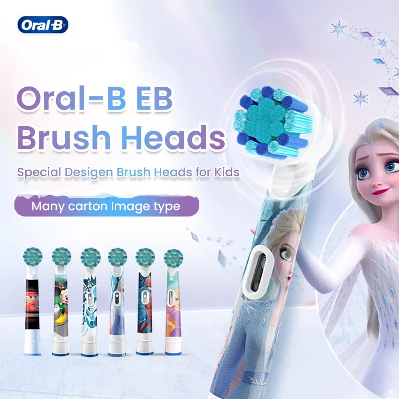 Oral-B Child Electric Brush Heads Ultra Soft Bristle Stages Power EB10 Replaceable Brush for Oral B Kid's Electric Toothbrush