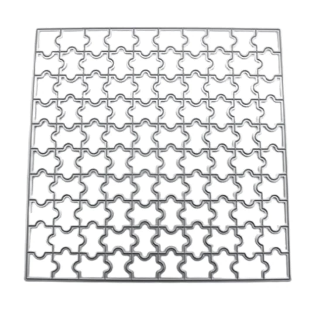 YINISE Square Puzzle Metal Cutting Dies For Scrapbooking Stencils DIY PAPER Album Cards Decoration Embossing Folder Die Cuts