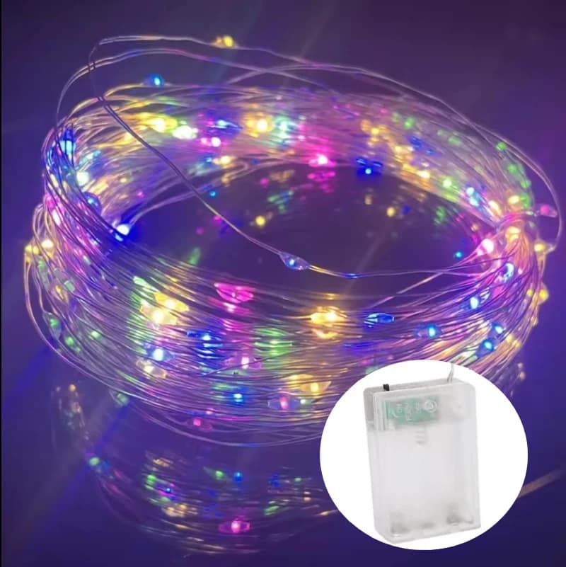 1M 2M 5M 10M Copper Wire LED String Lights Holiday Lighting Fairy Garland for Christmas Tree Wedding Party Decoration