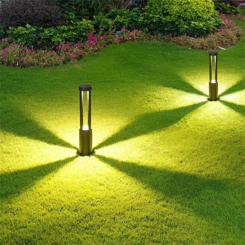 Aluminum Outdoor Waterproof Lawn Lamp Minimalist Landscape Light Villa Garden Light LED Street Light Courtyard Standing Lamp