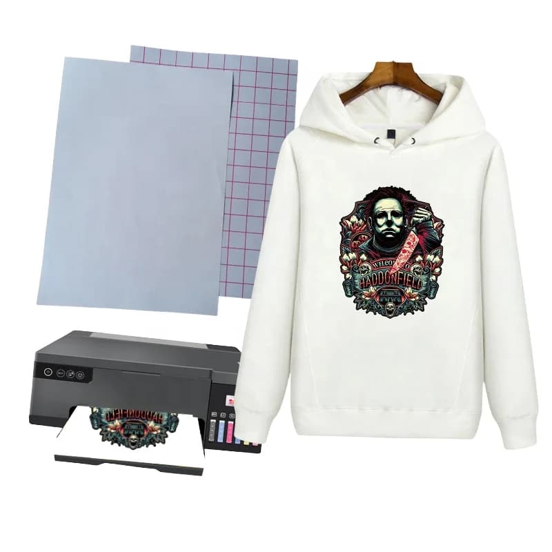 20Sheets/bag Inkjet Heat Transfer Paper For Light Color Fabric Transfer Paper,Suitable For Watercolor Brushes And Inkjet Printer