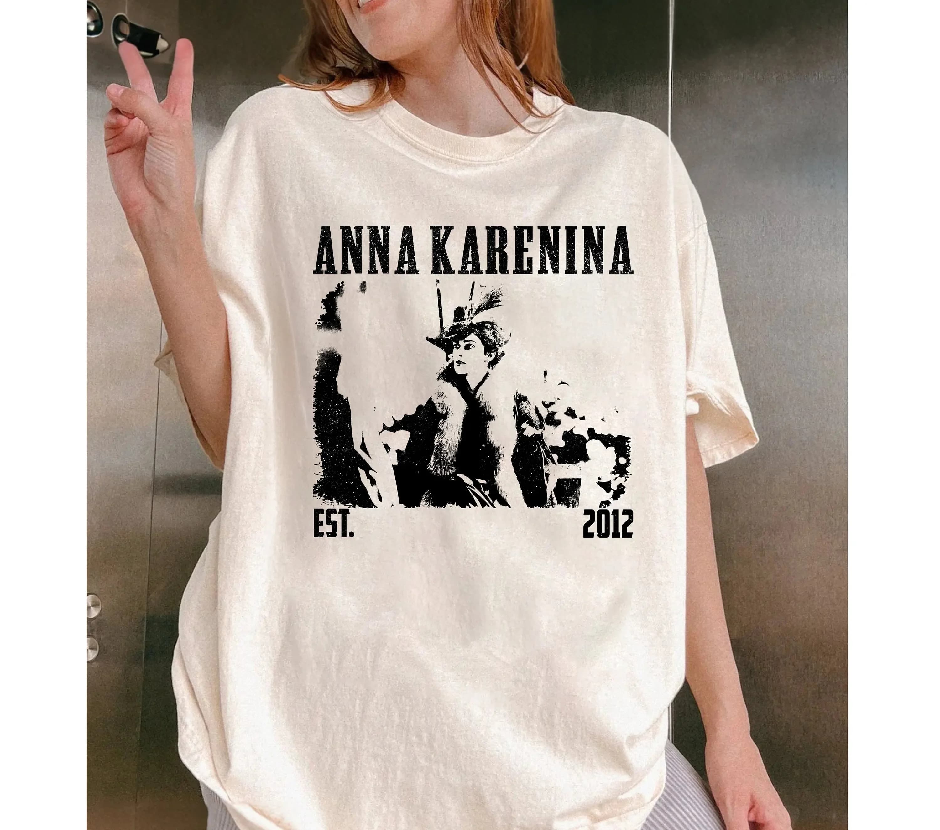Anna Karenina T Shirt Movie Vintage Midcentury Retro MinimalisT