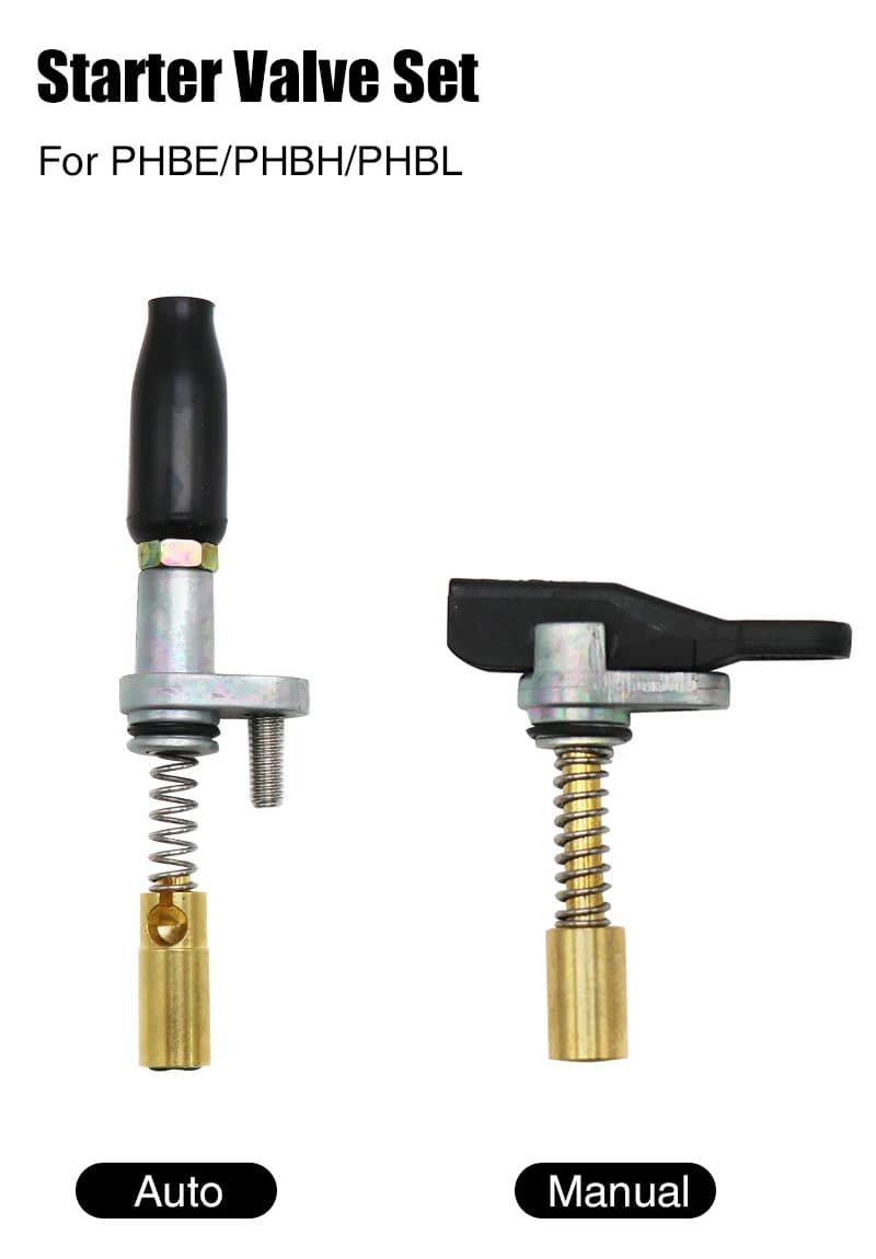 Alconstar Manual/Automatic Pull Choke Assembly Starter Valve Set For Dellorto PHBE PHBH PHBL 125 PK Motorcycle Carburetor Carb