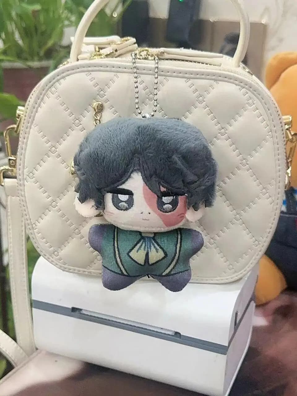 Anime Identity V Luca Balsa Eli Clark Norton Campbell 10CM Plush Keychain Pendant Cotton Plushie Kids Christmas Gifts