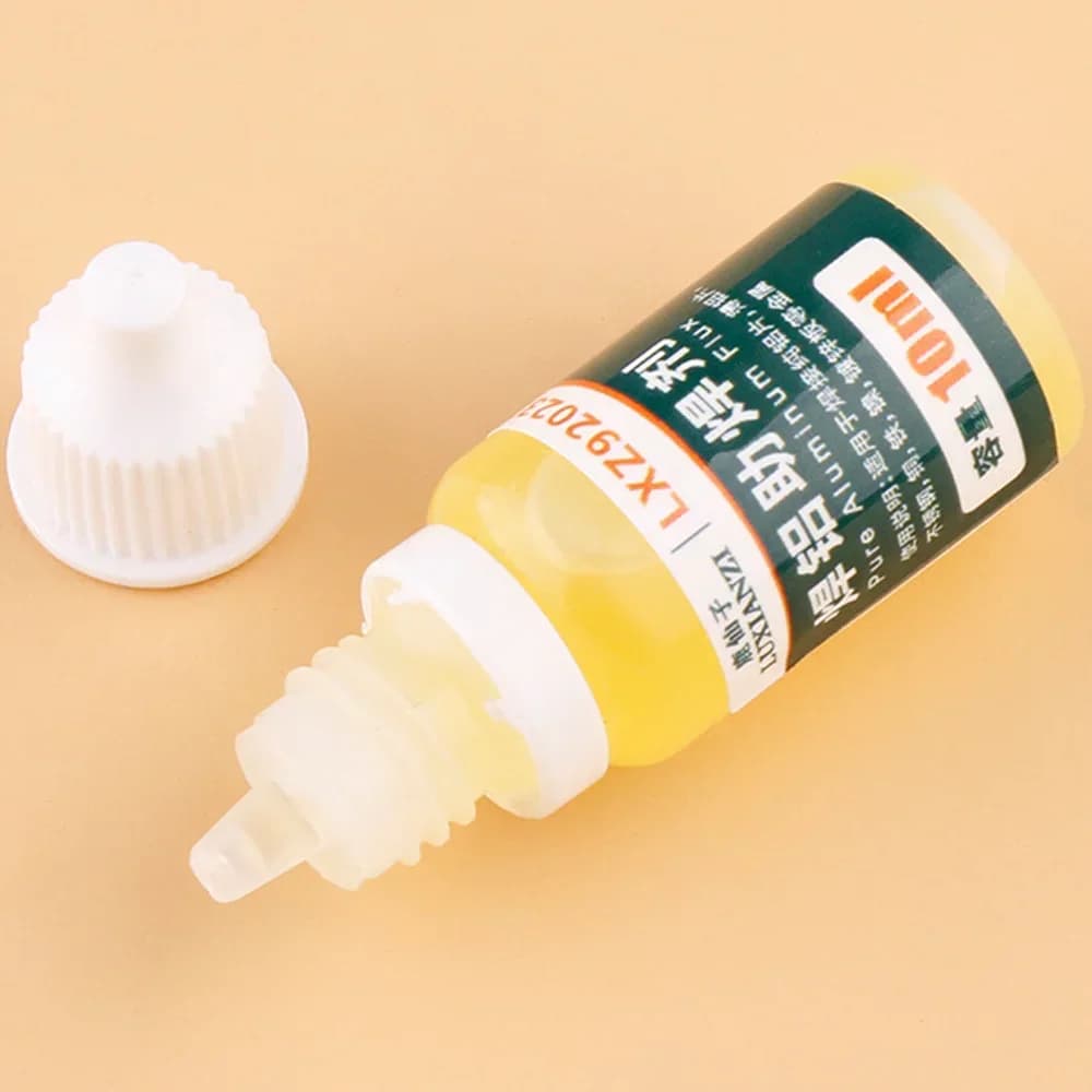 10ml/Bottle Soldering Flux Liquid  Aluminum Metal Electronics Copper Soldering Flux No Water Cleaning 18650 Battery Soldering