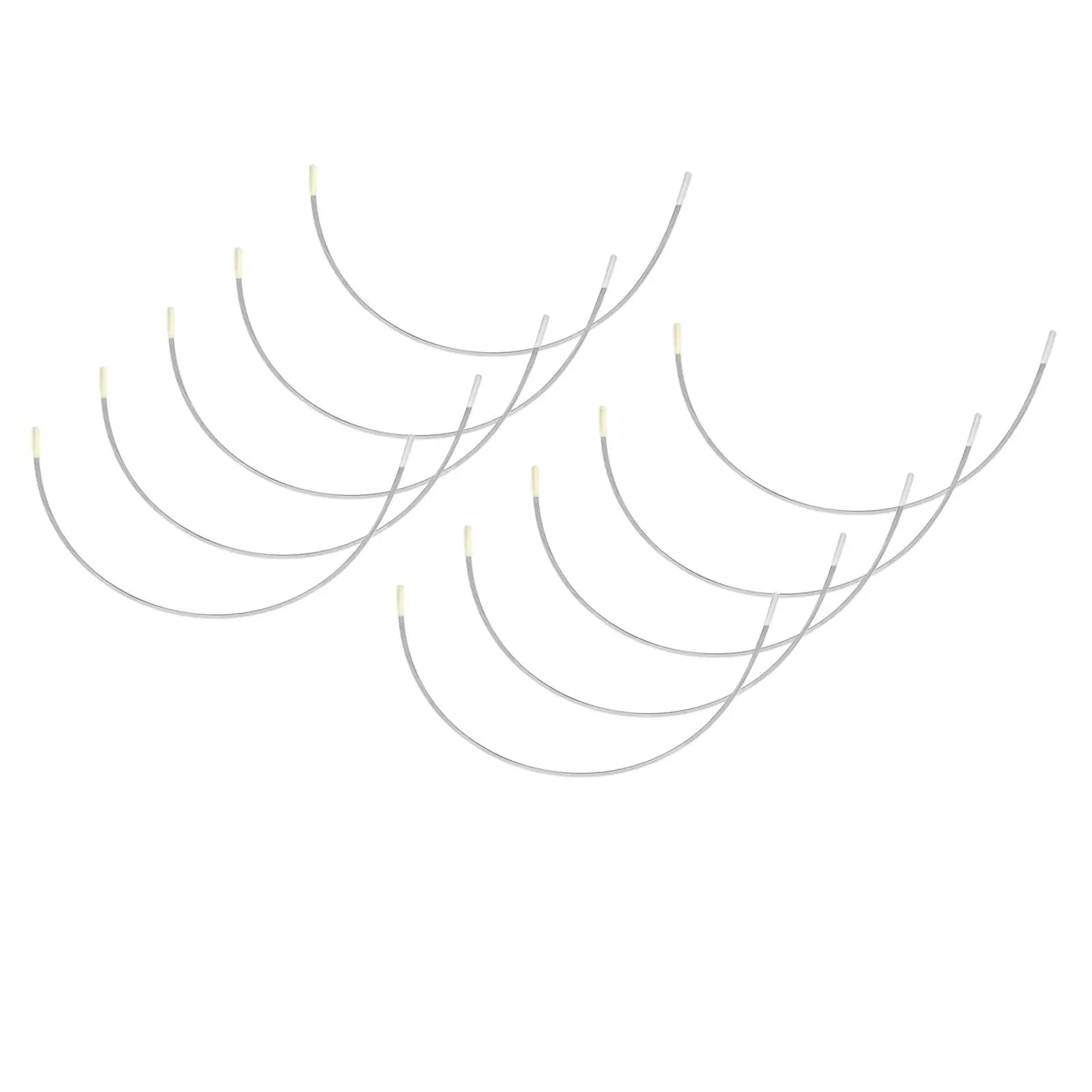 12 PCS Stainless Steel  Bra Underwire, Convenient for Handmade Bra,  Support the Breast