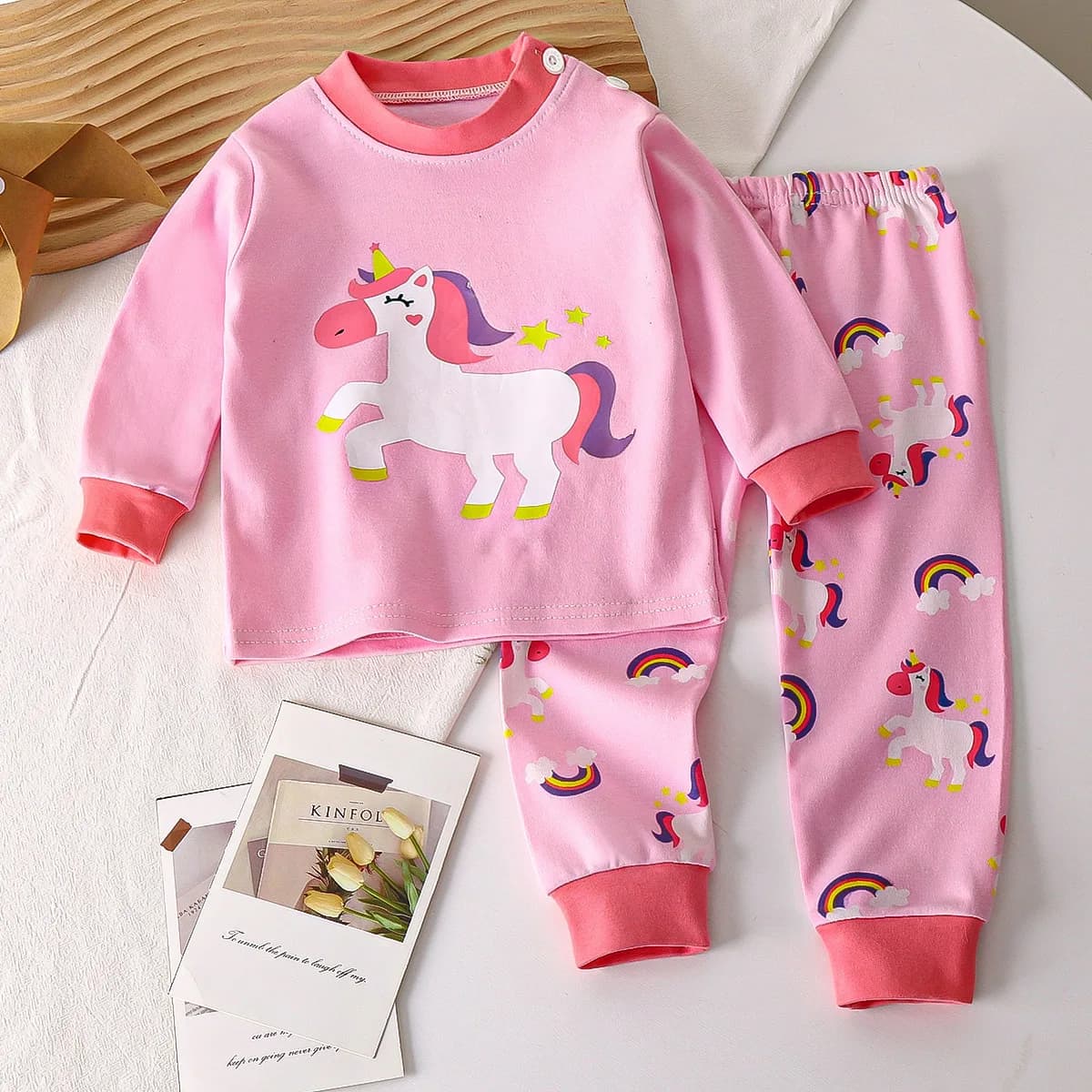 Autumn Baby Girl Boy Clothes Sets Cotton Fashion Newborn Baby Girl Long sleeve Top + pant kids clothes 2pcs