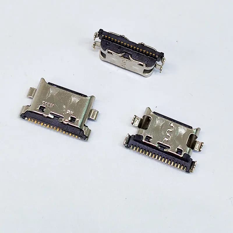 100pcs Type C USB Charging Port Plug Dock Connector Socket For Samsung Galaxy A51 A71 A21S A40S A50S A20 A30 A40 A50 A60 A70