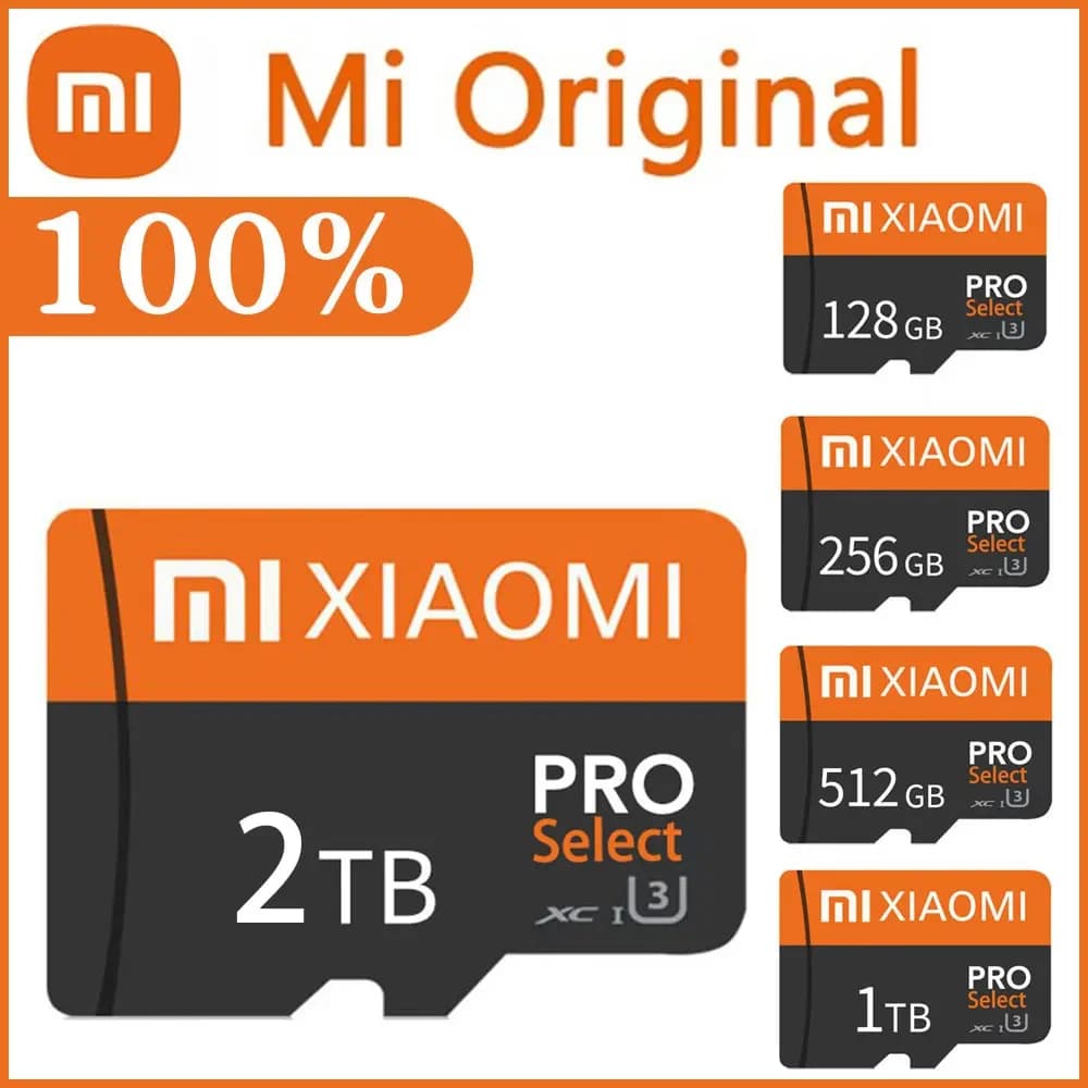 Xiaomi Real Capacity Micro TF SD Card 1TB 512GB 256GB Memory Card High Speed Cartao De Memoria 128GB For Sony Lenovo Nintendo