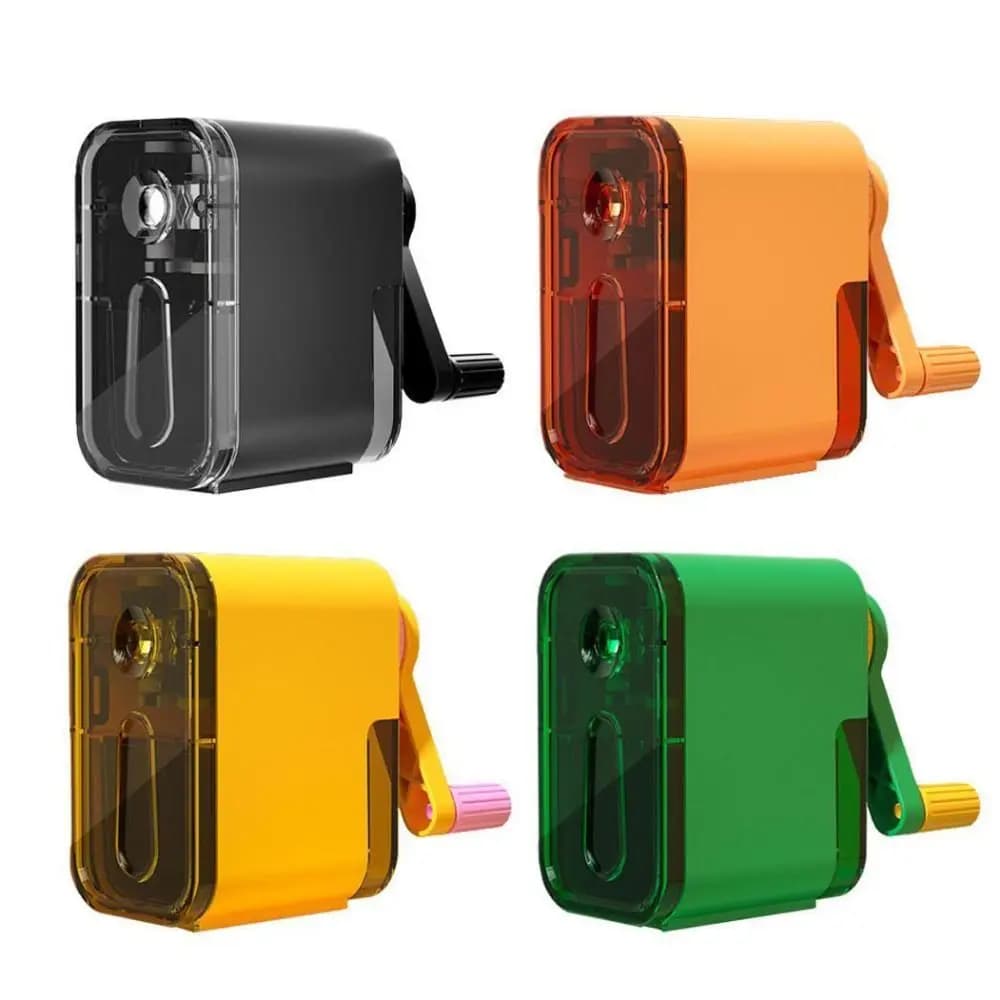 Automatically Enters Lead Pencil Sharpener Desktop Rotary Anti Sticking Lead Hand-cranked Mechanical Tool School Supplies