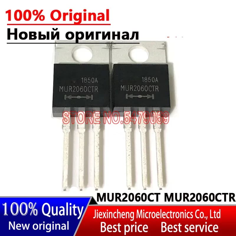(10-50Pair）MUR2060CT MUR2060CTR TO220 20A 600V New original Ultra-Fast Recovery Rectifier Diodes 