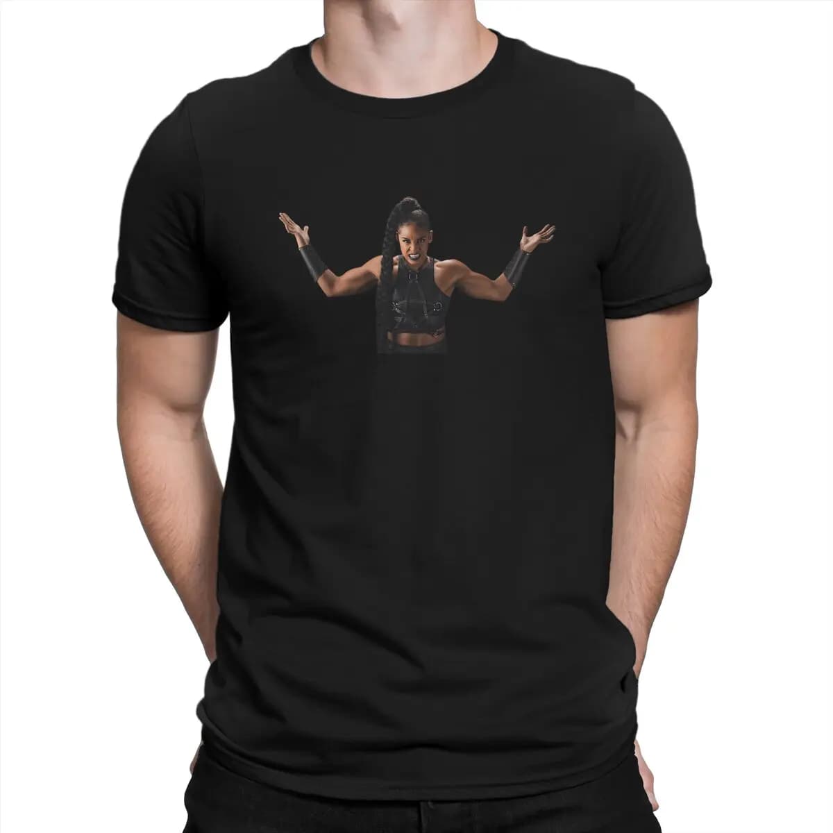 Men's Women's Wrestling T Shirt Bianca Belair 100% Cotton Clothes Amazing Short Sleeve Crew Neck Tee Shirt Gift Idea T-Shirts