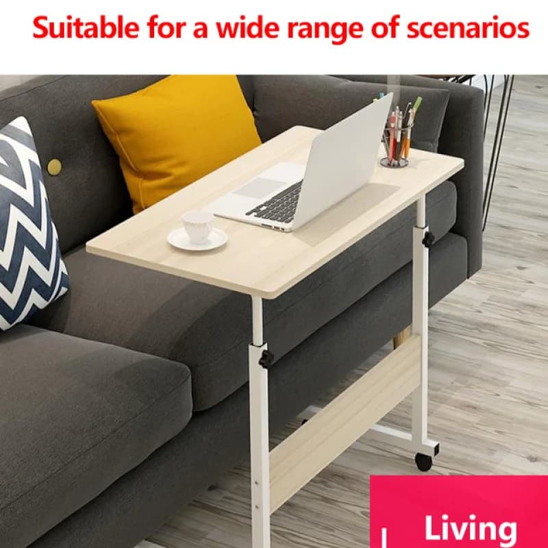 Portable Movable Bedside Table Adjustable Lift Nightstand Lazy Desk for Bedroom Home Bedside Storage Organizer Convenient Use