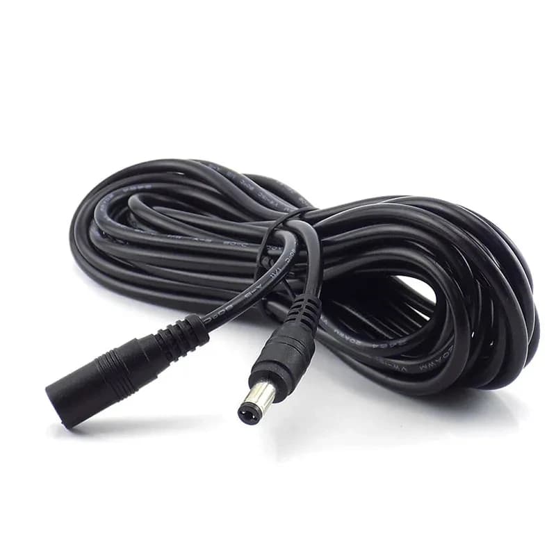 DC 12V Power Adapter Extension Cable 5.5*2.1mm Male Female Power Cord Extend Wire 1M 3M 5M 10M Cable For Security CCTV Camera
