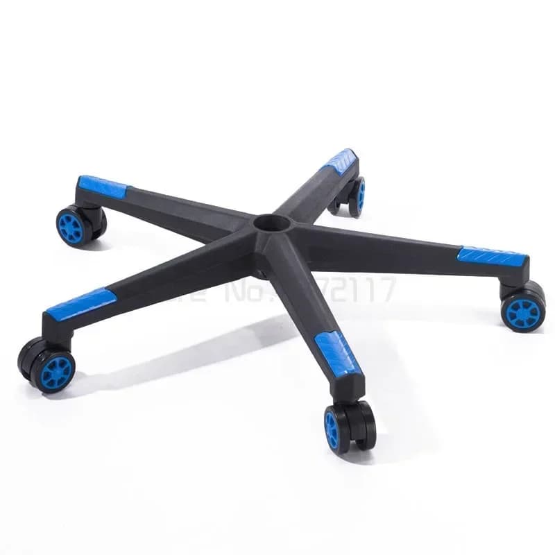 Durable Swivel Chair Base Nylon Five-star Foot with Wheels Office Gaming Chair Replacement Parts Home Furniture Accessories