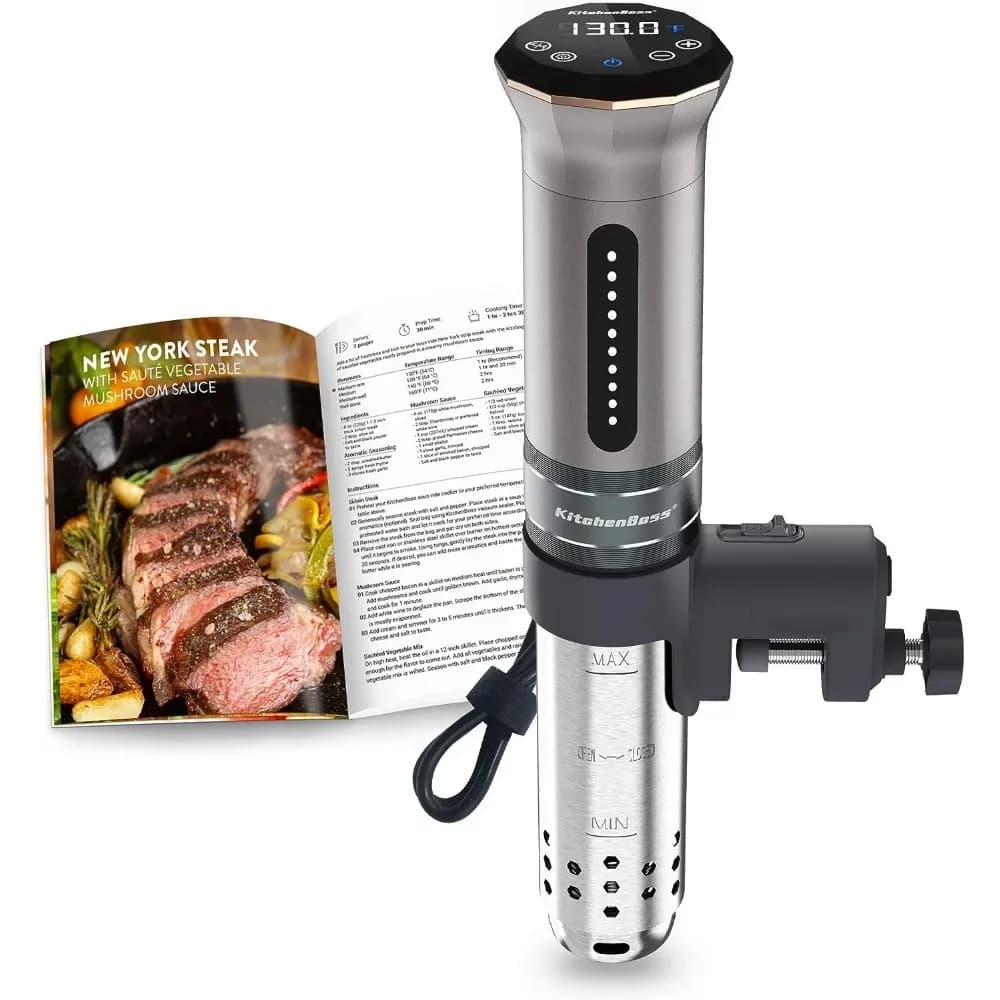 Sous Vide Cooker Machine | 1100 Watts IPX7 Waterproof Sous-Vide G310/Silver | Water Cooker Cooking Appliances Kitchen Home
