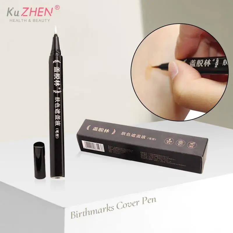 Vitiligo Leukoderma Birthmarks Cover Pen Women Men Face Discolored Skin Vitiligo Patche Makeup Waterproof Concealer Cream Liquid