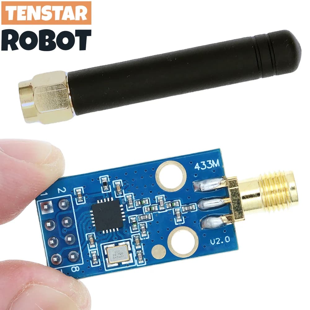 TENSTAR CC1101 433MHz Wireless Module With SMA Antenna Wireless Transceiver Module