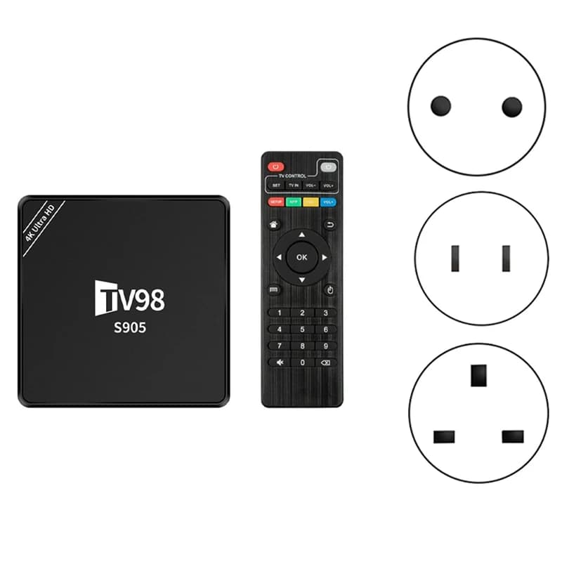 TV98 TV Box 1G+8G Set Top Box S9054K Android 12 Smart TV Box RJ45 10M 100M TV98 Media Player