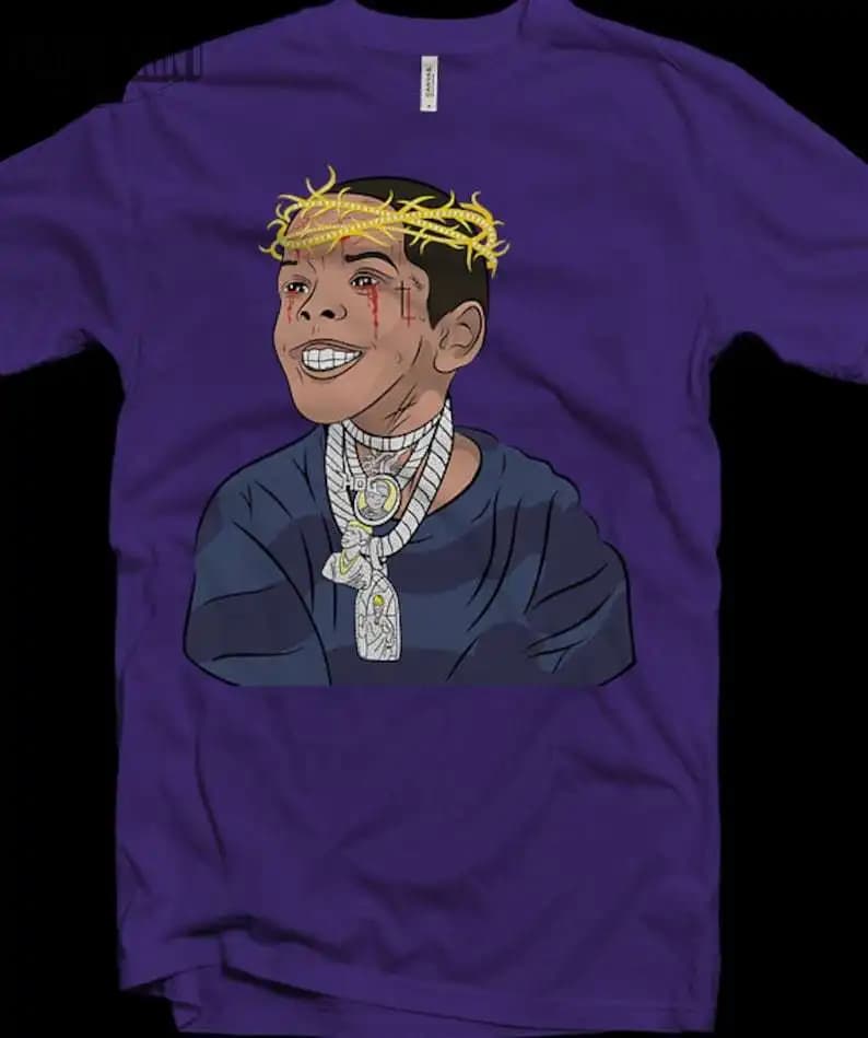 Flygod (Purple Reign Version) T-Shirt Fashion Top tee T Shirt Short Sleeve Cotton Men's Crew Neck Printed Tee