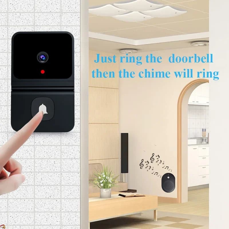 Wireless Doorbell WiFi Outdoor HD Camera Security Door Bell Night Vision Video Intercom Voice Change Home Monitor Door For Phone