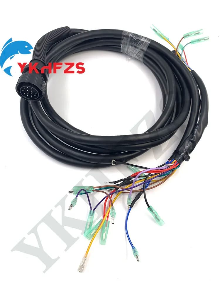 896536T01 Cable Main Wire Harness for Mercury Outboard Engine 14P Remote Control Box 14 Pins 15FT boat engine parts