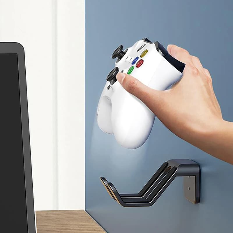 Wall Mounting Hanging Bracket Game Handle Controller Headset Hook Hanger Universal Storage Shelf Holder For Ps Xbox Switch Pro