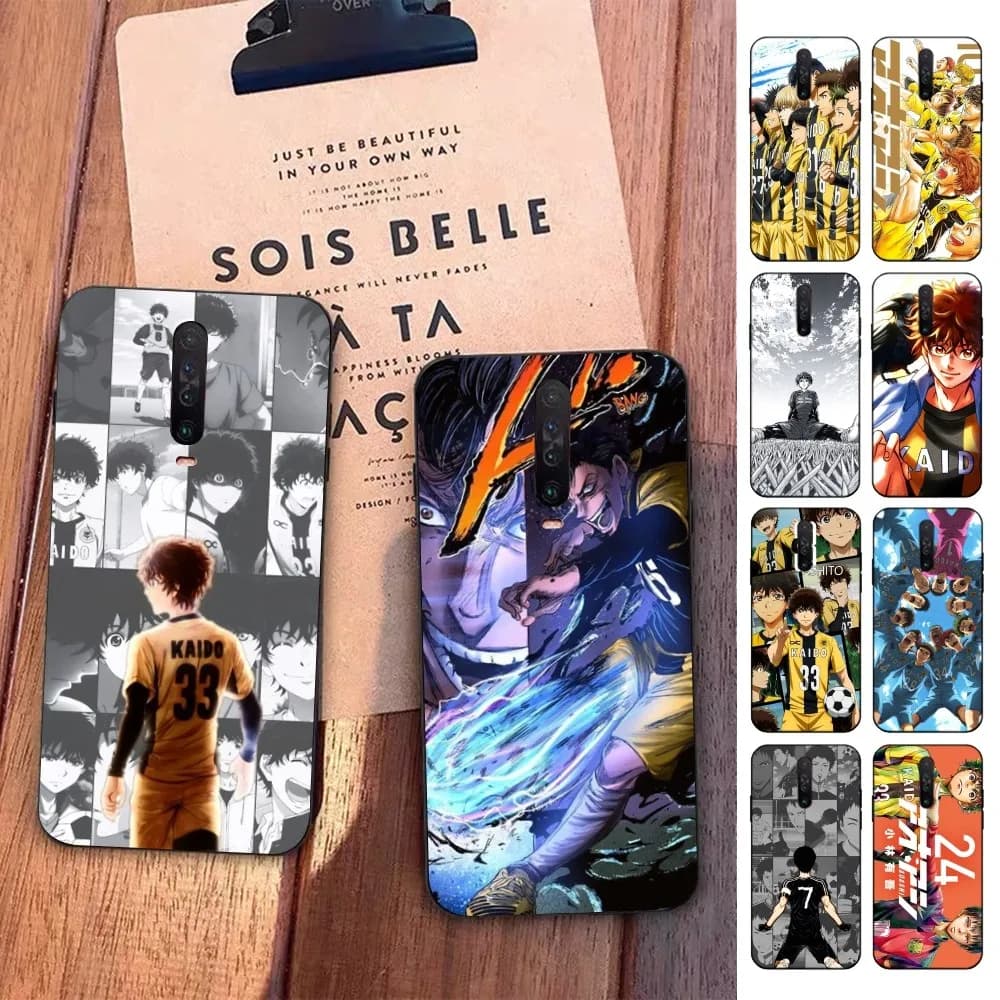 Ao Ashi Anime  Phone Case For Redmi 5 6 7 8 9 10 plus pro 6 7 8 9 A GO K20 K30 K40 pro plus F3 Fundas