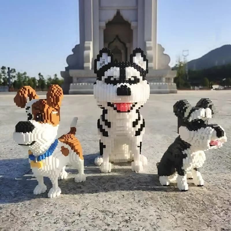 5000 Pcs Pet Dog Building Blocks Holiday and Birthday Gifts Party Games Office Home Furnishings DIY Handmade Assembly Creative in [This Last Word Is Incomplete and Needs Context to Be Fully Translated