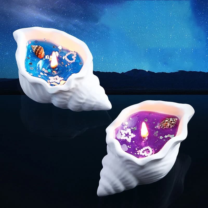 Sea Star Shell Aromatherapy Candles, Handmade Conch Candle, Sea Decorative Candles, Gift