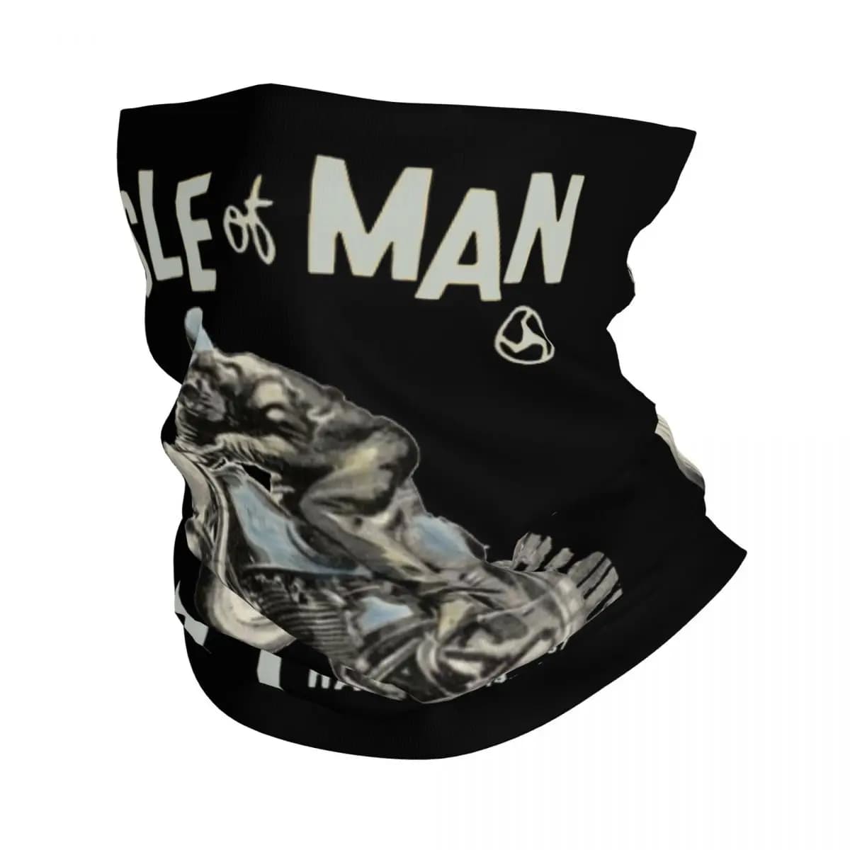 Isle Of Man TT Races Bandana Neck Gaiter Printed Balaclavas Face Mask Scarf Multi-use Headband Fishing Unisex Adult Winter