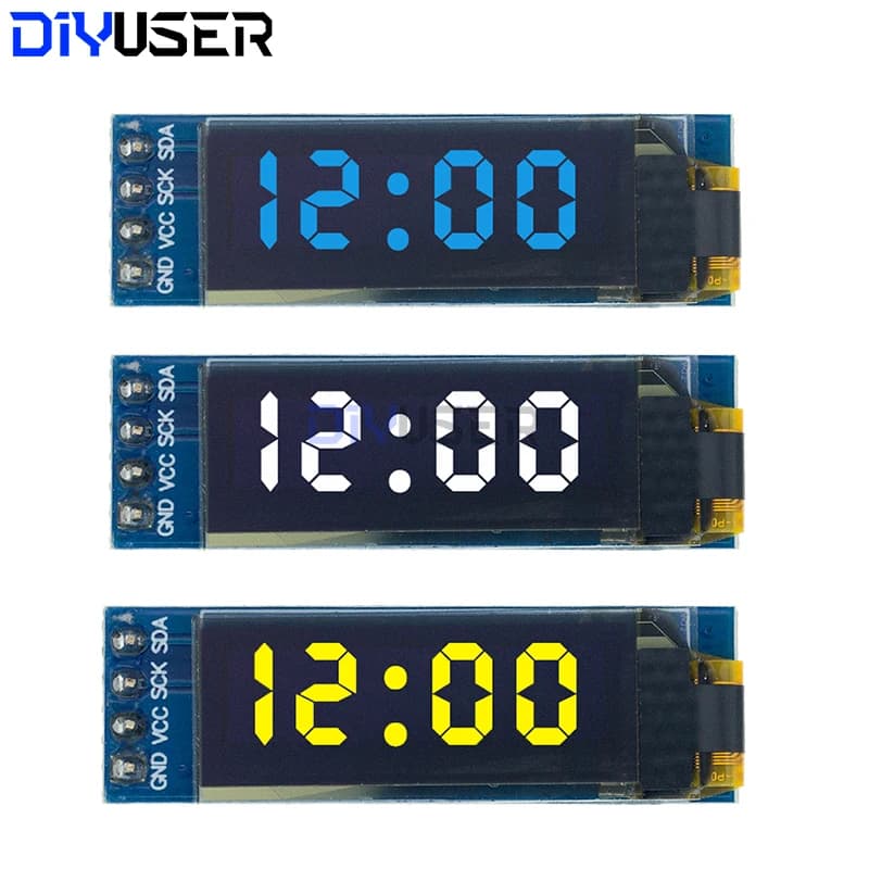 0.91 inch OLED Module White/Blue OLED 128X32 OLED LCD LED Display Module 0.91" IIC Communicate For Arduino ROHS Certification
