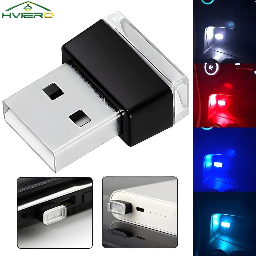 Tragbare Mini Usb Light Room Modeling Car Ambient License Plate Lamp Neon Interior Auto Decoration Room Welcome Night Flashlight