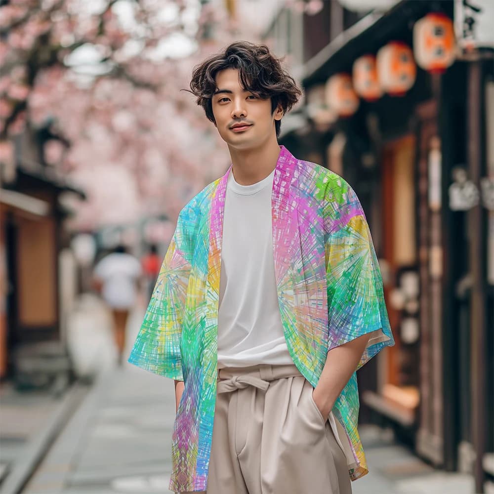 Summer Kimono Cosplay Men Shirt Women Beach Cardigan Retro Kimono Yukata Haori Japanese Fashion Clothes Holiday Bathrobes