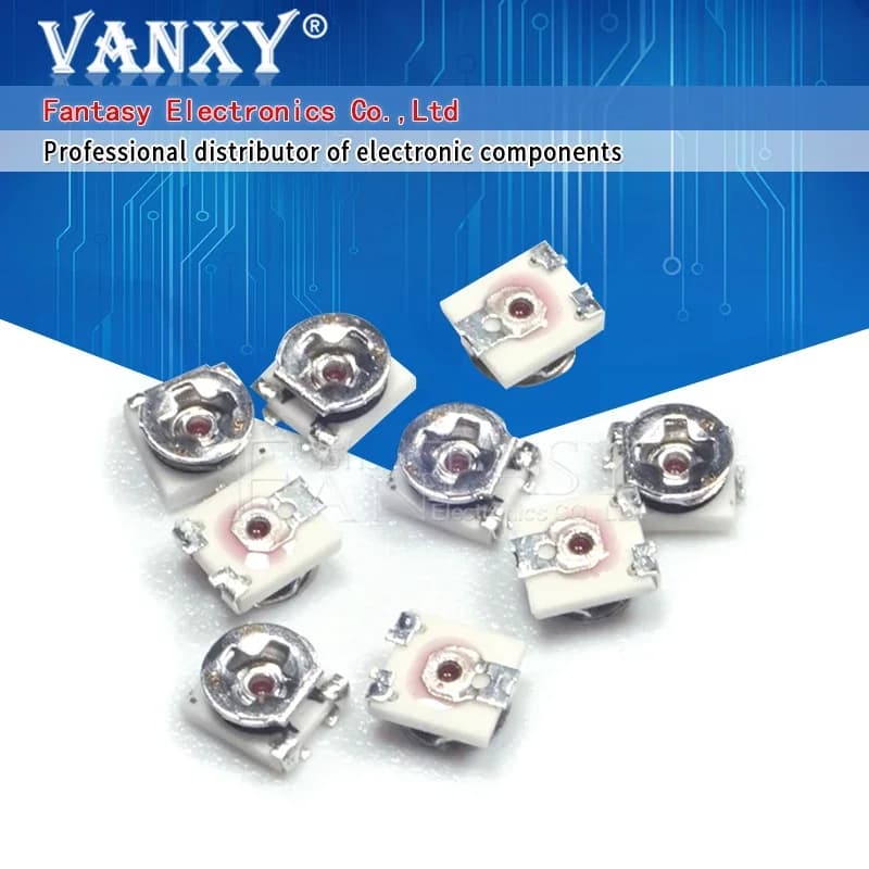 10pcs Trimming resistance 1K 2K 3K 5K 10k 20K 50K 100 500 1M 100K 200K 500K ohm 3*3 EVM3ESX50B14 Adjustable SMD Potentiometer