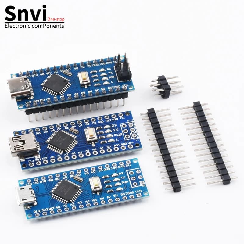 Mini / Type-C / Micro USB Nano 3.0 With the bootloader compatible Nano controller for arduino CH340 USB driver 16Mhz ATMEGA328P