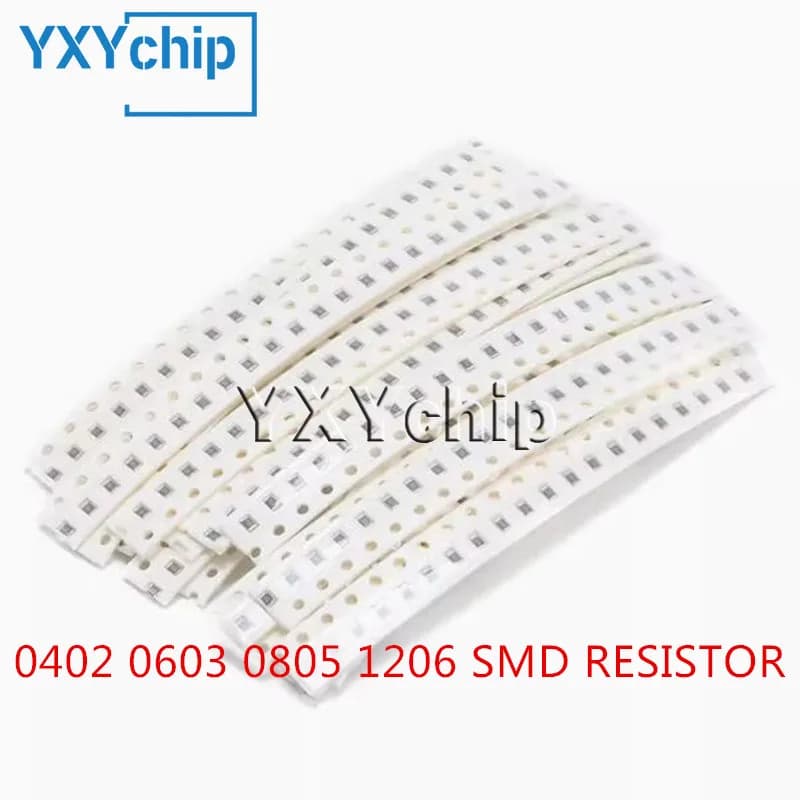 0402 0603 0805 1206 SMD RESISTOR SAMPLE ASSORTED KIT 1OHM-1M OHM 1% 33VALUESX 20PCS=660PCS