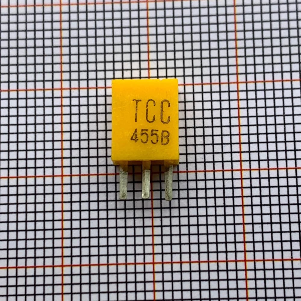 50PCS/ 455B new ceramic filter TCC455B 455KHZ remote control crystal oscillator radio dedicated 3 feet