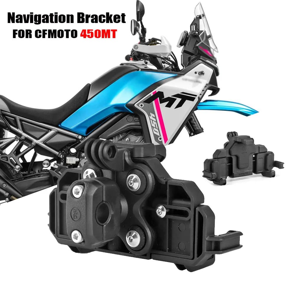 New FOR CFMOTO 450MT 450 MT 2024 Motorcycle Accessories GPS Phone Holder Stand Navigation Stand Shock Absorber Phone Stand