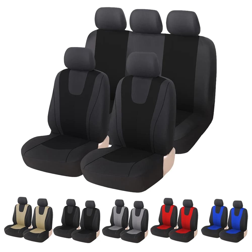 Polyester Car Seat Cover Set For AUDI A4L A6L A5 A3 A2 A1 A7 A8 Q2 Q3 Q5 Q7 R8 Car Interior Accessories Seat Protector Chair Pad