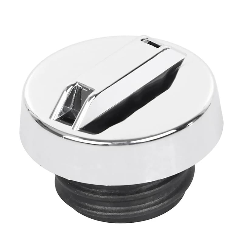 Chrome Vented Gas Cap Fuel Tank Cover For  Touring Electra Glide Fat Boy Replacement Accessories